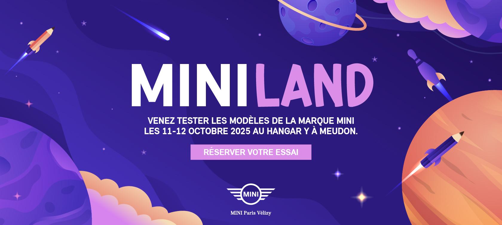 MINI LAND les 11 & 12 octobre au Hangar Y